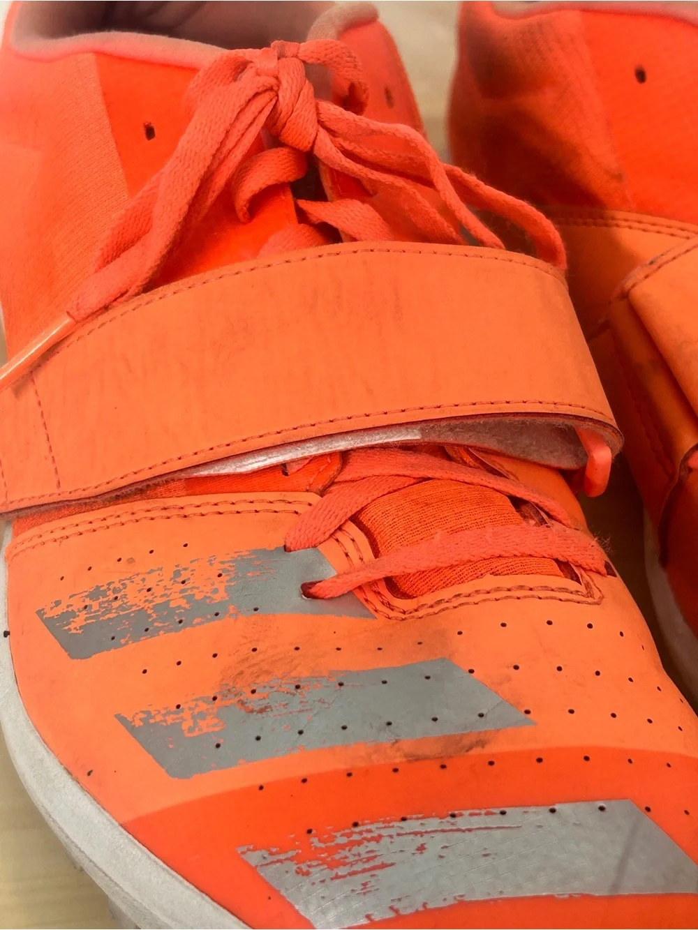 adidas Men’s Jumpstar Long Jump Track & Field Shoes Orange US 12